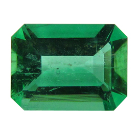 1.21 ct Emerald Cut Emerald : Grass Green