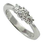 18K White Gold 0.50cttw Diamond Ring