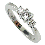 14K White Gold 0.50cttw Diamond Ring