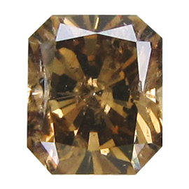 0.92 ct Radiant Diamond : Fancy Champagne / I1