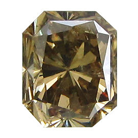 1.12 ct Radiant Diamond : Fancy Brown / I1