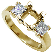 18K Yellow Gold 0.50cttw Diamond Setting