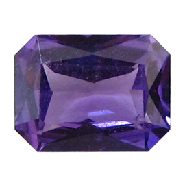 1.01 ct Emerald Cut Sapphire : Violet Pink