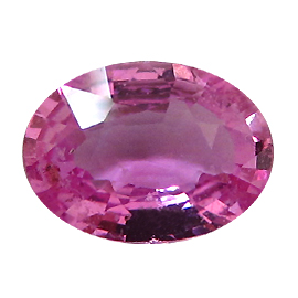 1.05 ct Oval Sapphire : Light Pink