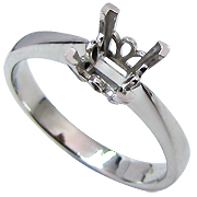 18K White Gold Setting