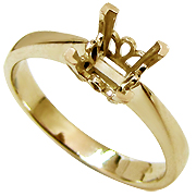 18K Yellow Gold Setting