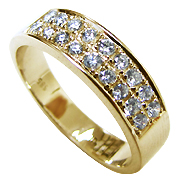 14K Yellow Gold 0.70cttw Diamond Band