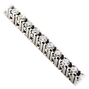 18K White Gold 1.00cttw Diamond Bracelet