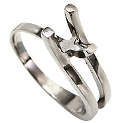 14K White Gold Setting