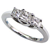 18K White Gold 0.70cttw Diamond Ring