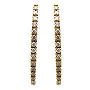 18K Yellow Gold 0.46cttw Diamond Earrings