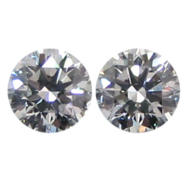1.18 cttw Pair of Round Diamonds : H / VS2