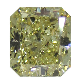 1.51 ct Radiant Diamond : Fancy Yellow / SI2