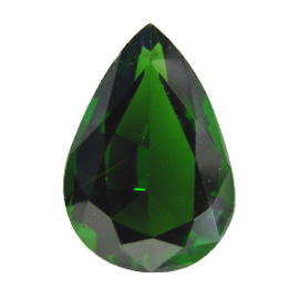 1.85 ct Pear Shape Chrome Diopside : Deep Rich Green