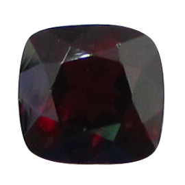 2.54 ct Cushion Cut Garnet : Deep Darkish Red