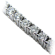 18K White Gold 3.00cttw Diamond Bracelet