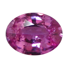 0.85 ct Oval Pink Sapphire : Royal Pink