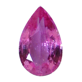 1.32 ct Pear Shape Pink Sapphire : Rich Pink
