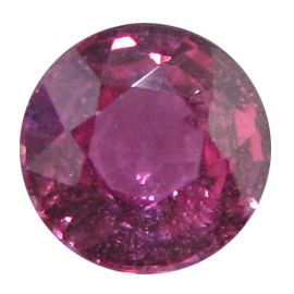 0.81 ct Round Pink Sapphire : Fine Pink