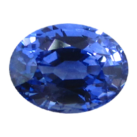 1.47 ct Oval Blue Sapphire : Fine Navy Blue