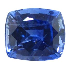 1.33 ct Cushion Cut Blue Sapphire : Fine Royal Blue