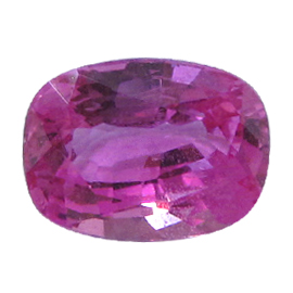 2.00 ct Cushion Cut Pink Sapphire : Rich Pink