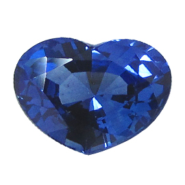 2.62 ct Deep Rich Blue Heart Shape Natural Blue Sapphire