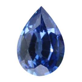 0.51 ct Deep Blue Pear Shape Natural Blue Sapphire