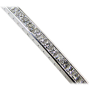 18K White Gold 6.00cttw Diamond Bracelet