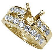 18K Yellow Gold 1.00cttw Diamond Setting