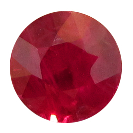 1.12 ct Round Ruby : Fine Red