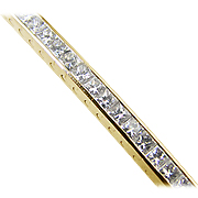 18K Yellow Gold 10.00cttw Diamond Bracelet