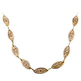 14K Yellow Gold  Necklace, Special design