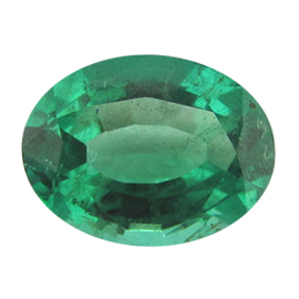 0.95 ct Oval Emerald : Fine Green