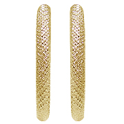 14K Yellow Gold Hoop Earrings