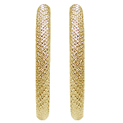 14K Yellow Gold Hoop Earrings