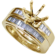 18K Yellow Gold 0.70cttw Diamond Setting