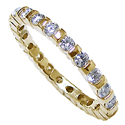 18K Yellow Gold 1.00cttw Diamond Band