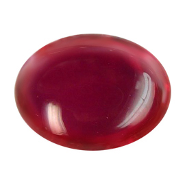2.27 ct Cabochon Ruby : Deep Red