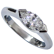Platinum 0.50ct Diamond Ring