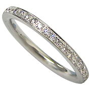 Platinum 0.50cttw Diamond Band