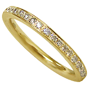 18K Yellow Gold 0.50cttw Diamond Band