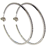14K White Gold 1.20cttw Diamond Earrings