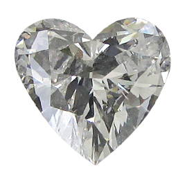 1.50 ct Heart Shape Natural Diamond : E / SI2