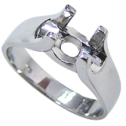 18K White Gold Setting