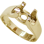 18K Yellow Gold Setting