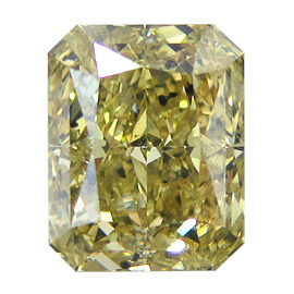 2.68 ct Radiant Diamond : Fancy Brownish, Greenish Yellow / SI3