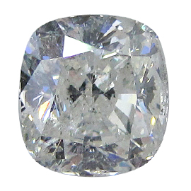 2.01 ct Cushion Cut Diamond : E / SI2