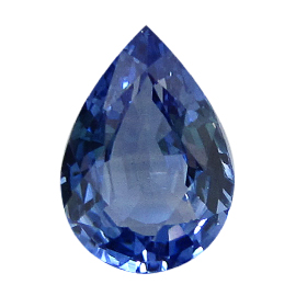 1.69 ct Pear Shape Blue Sapphire : Fine Blue
