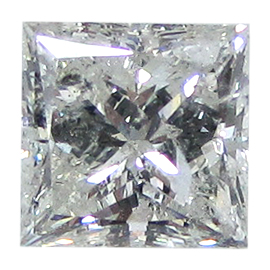 1.27 ct Princess Cut Natural Diamond : H / I1